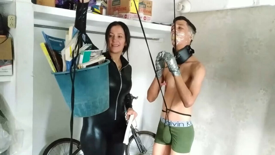 Playful Catburglar Toys With Lonely Latino Boy!