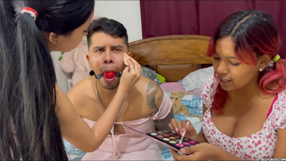 Sissification And Rope Bondage For Nosey Step-Brother