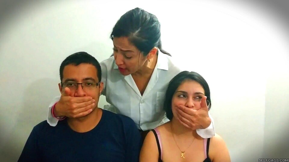 Hand Over Mouth And Duct Tape Therapy For Nagging Couple!