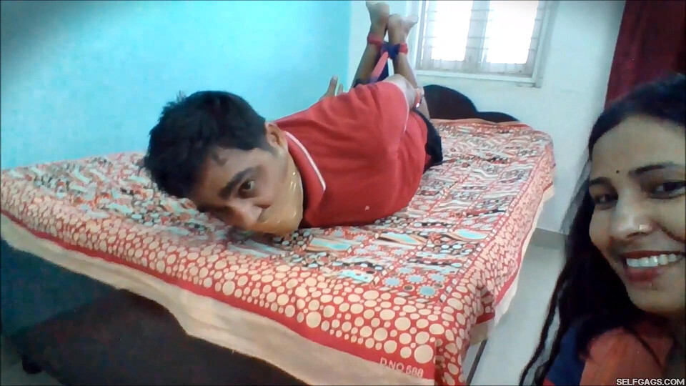 Hogtie Humiliation For Husband