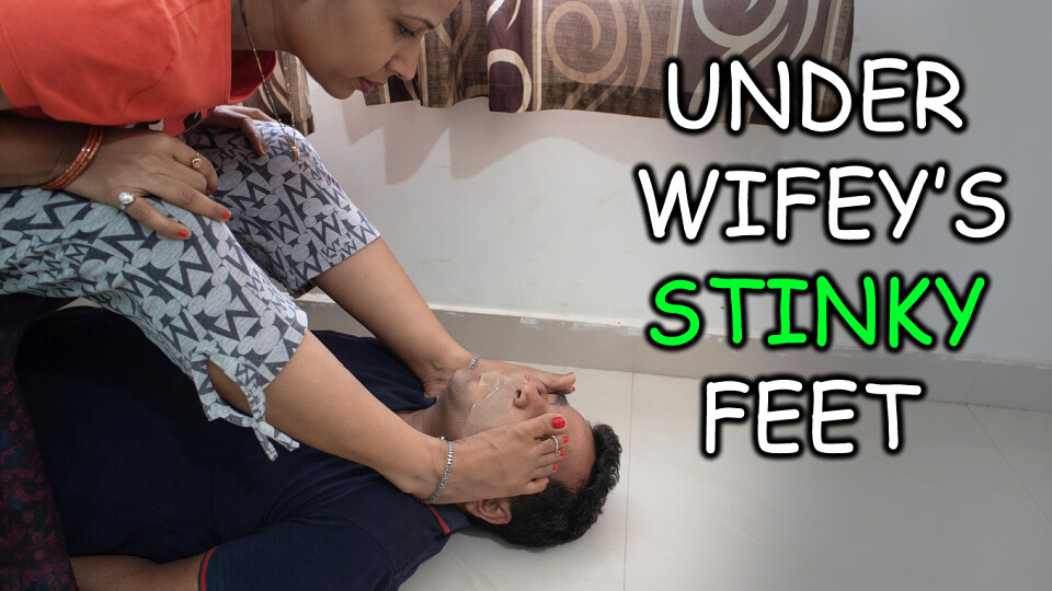 Under Wifey's Stinky Feet!