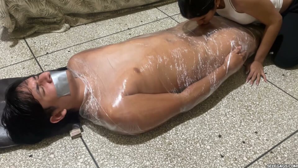 Plastic Mummified Slave Teased, Fucked & Ruined — preview image 4
