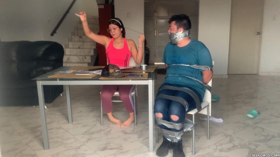 Bound, Gagged & Ridiculed By The Nerdy Girl From Class! — gallery-2