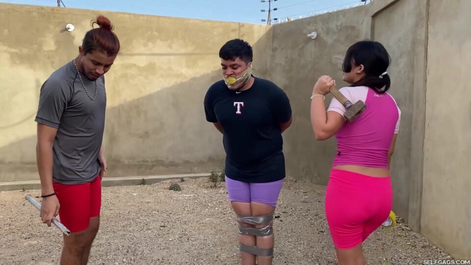 Chubby Boy Owned by His Psycho Ex-Girlfriend and Her Henchman! — gallery-1