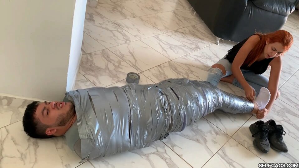 Chubby Jogger Boy Followed Home By A Crazy Duct-Tape Loving Latina Bitch! (Episode 1 of 2) — gallery-2