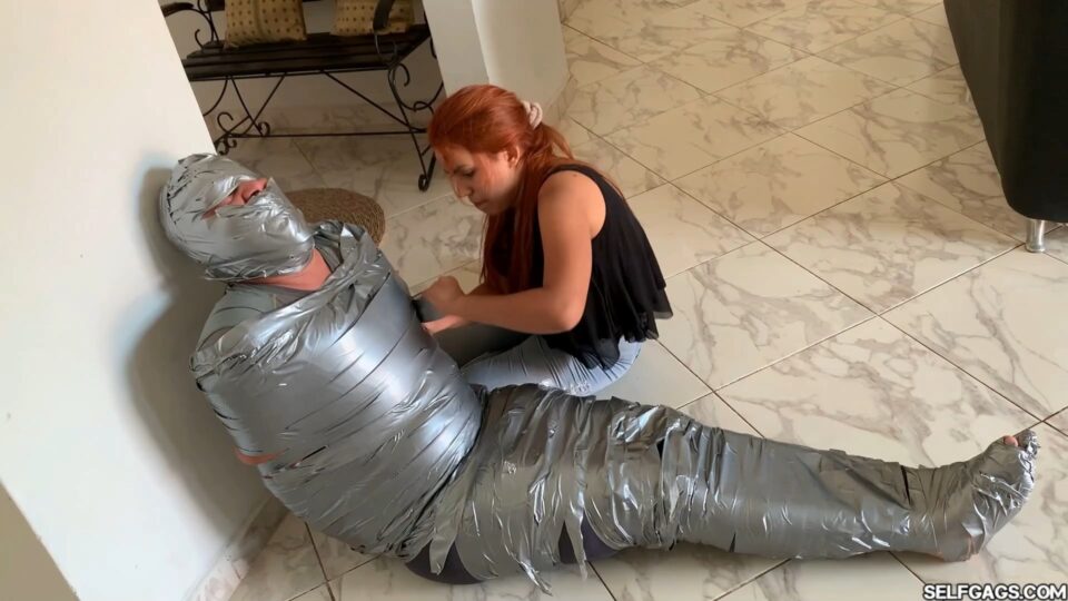 Chubby Jogger Boy Followed Home By A Crazy Duct-Tape Loving Latina Bitch! (Episode 1 of 2) — gallery-5