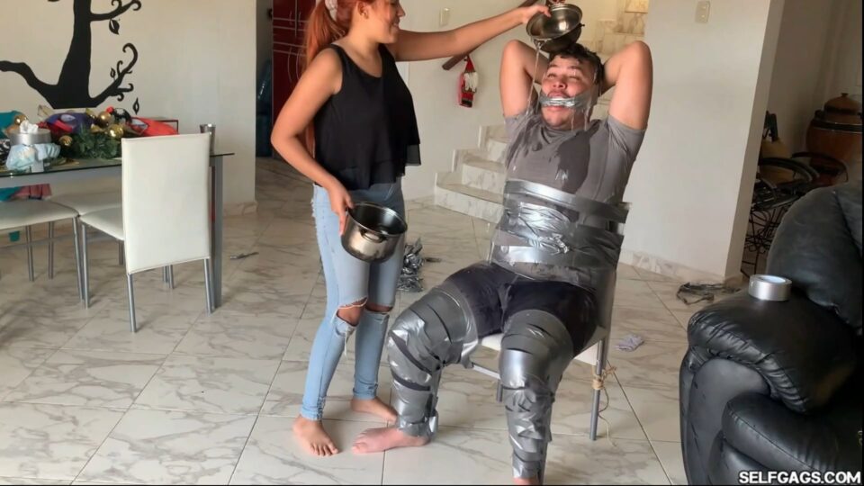 Chubby Jogger Boy Followed Home By A Crazy Duct-Tape Loving Latina Bitch! (Episode 2 of 2) — gallery-4
