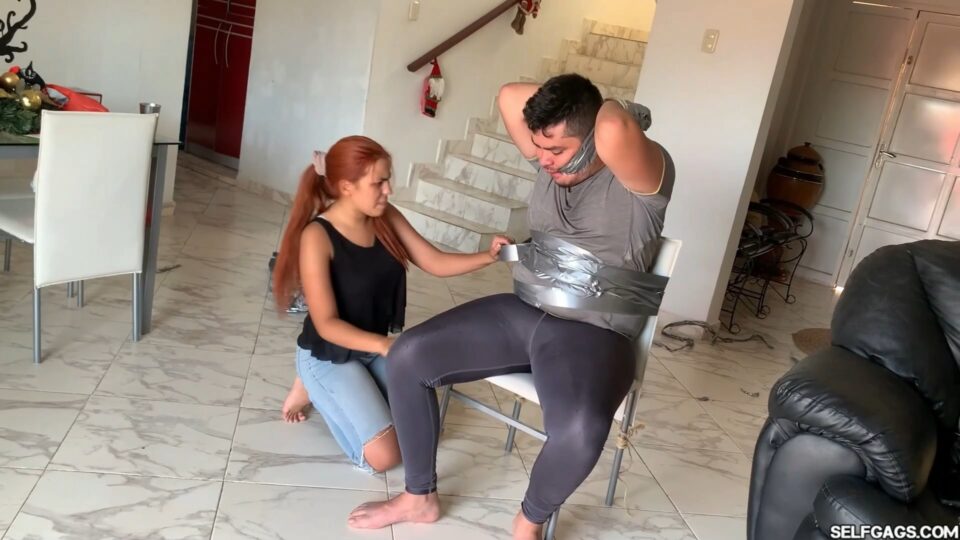 Chubby Jogger Boy Followed Home By A Crazy Duct-Tape Loving Latina Bitch! (FULL VIDEO) — gallery-3