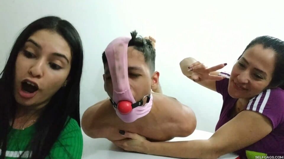 Dirty Panty Punishment – Lucas Hooded, Hogtied, and Humbled by Stepmom & Stepdaughter — poster