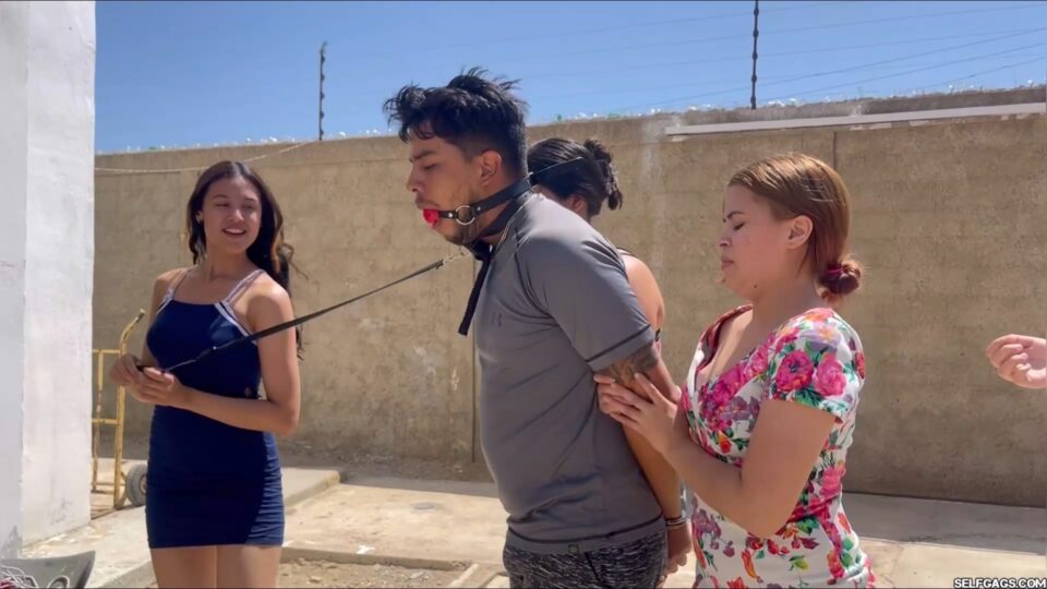 Four Dominant Women Use Their Bound & Gagged Party Pet — gallery-2