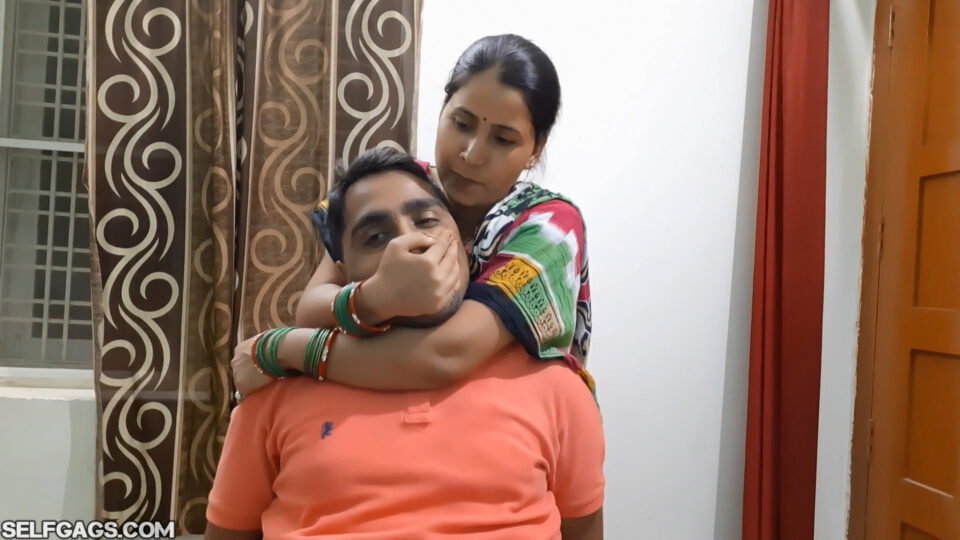 Gloved Disciplinarian Hand Over Mouth For Lazy Husband! — gallery-1
