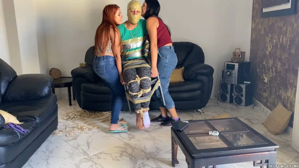 Grabbed For An Afternoon In Bondage By My Bored Stepsister And Her Naughty Bitch Friend! — gallery-7