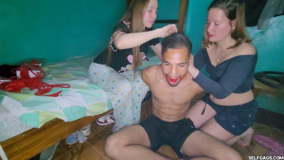 His First Time Bound: Escape Challenge with Two Women — gallery-2
