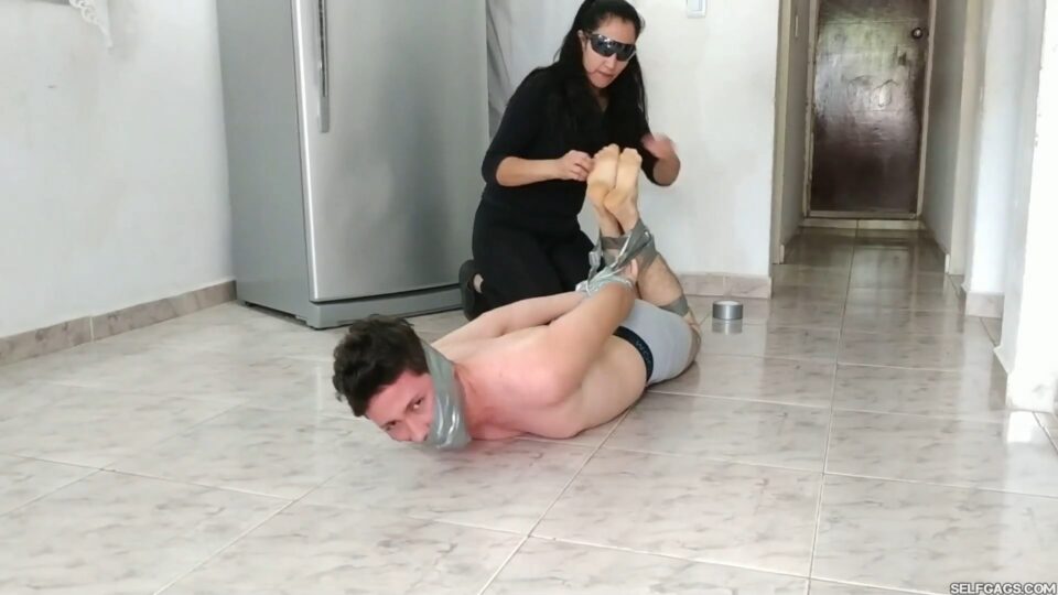 Lazy Boy Tied And Toyed By A Home-Robbing Latina MILF! — gallery-3