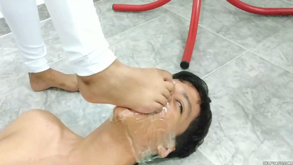 Restrained, Panty Gagged And Punished Under Maria’s Stinky Feet! — gallery-5