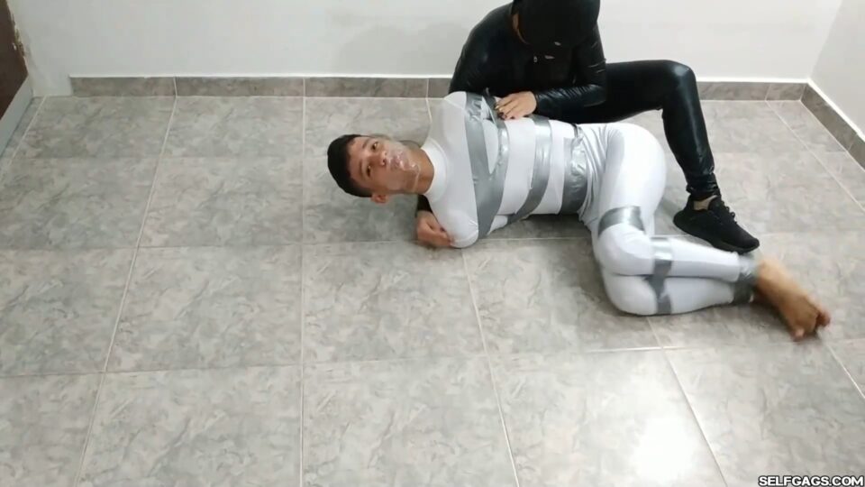 She Left the Silly Wannabe Hero Powerless and Humiliated in Tape Bondage! — gallery-2